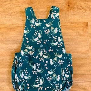 Handmade girls romper 12 mo